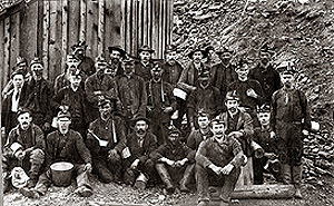 Group of coalminers...